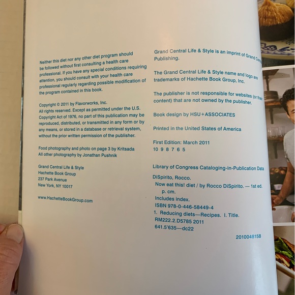 ROCCO DISPIRITO Now Eat This! Diet Cook Book Paperback First Edition - Picture 4 of 7